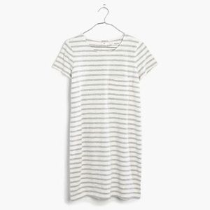 Madewell Striped T-shirt Dress